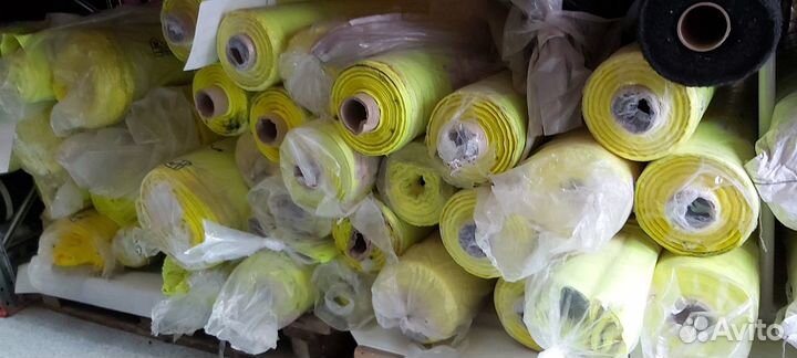 Ткань желтая оранжевая краповая