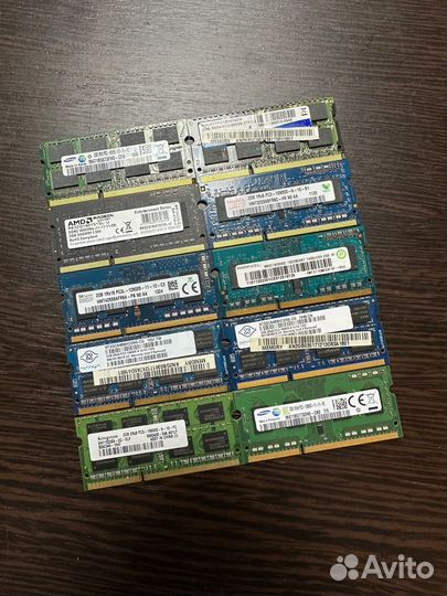 Оперативная память для ноутбука DDR3 2Гб