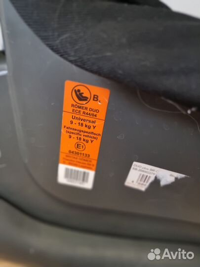 Автокресло Britax / Romer Duo Plus Isofix