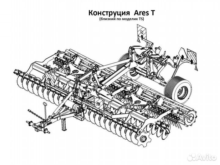 Дисковый агрегат Unia ares TS 660 XXL 6.0