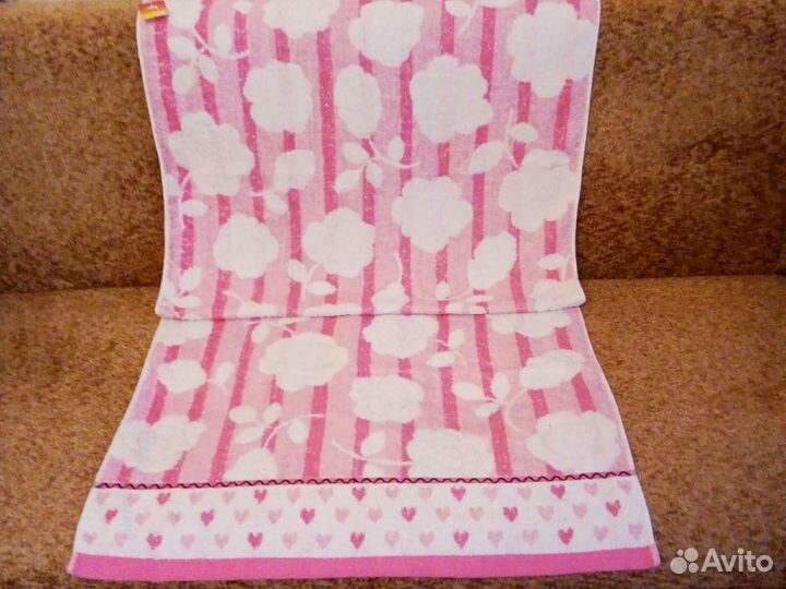 Махровые полотенца, новые и б/у