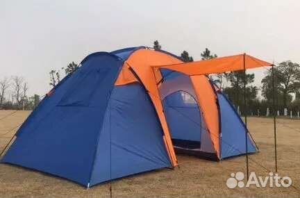 Палатка 2-х комнатная, 4-6и местная Lanyu 8609#