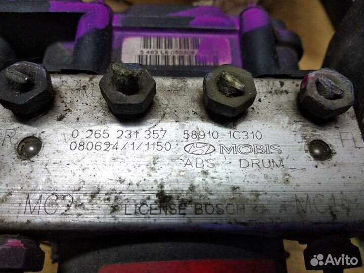 Блок ABS Hyundai Getz 1.4