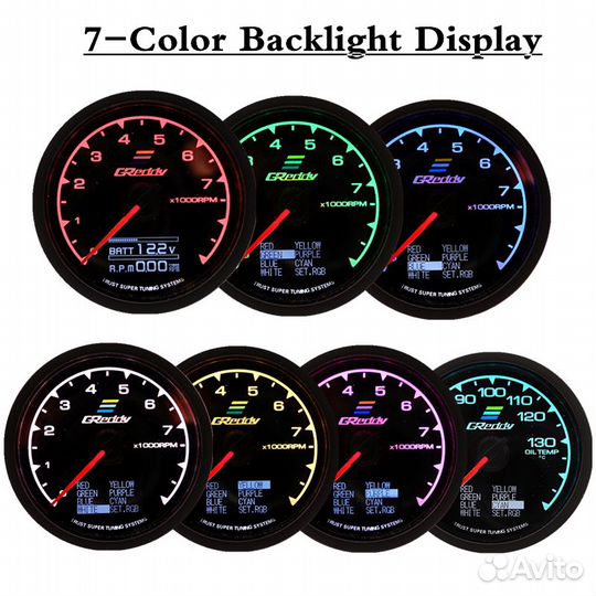 Датчик Greddy Media style - Давление масла