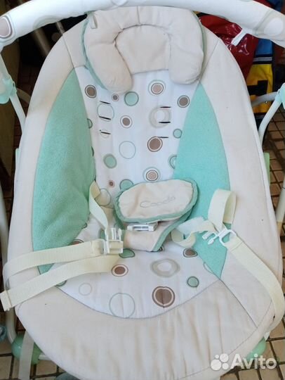 Детские качели шезлонг