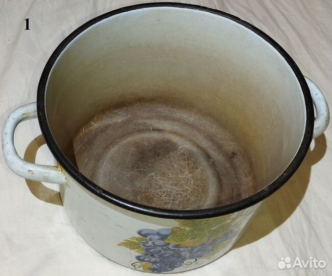 Эмалированная кастрюля 4 штуки