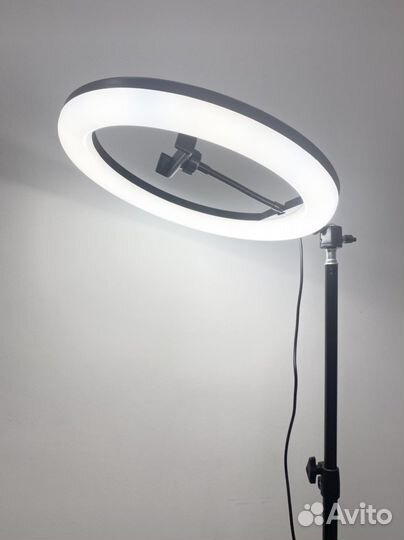 Кольцевая лампа 33см + Штатив в подарок + Доставка