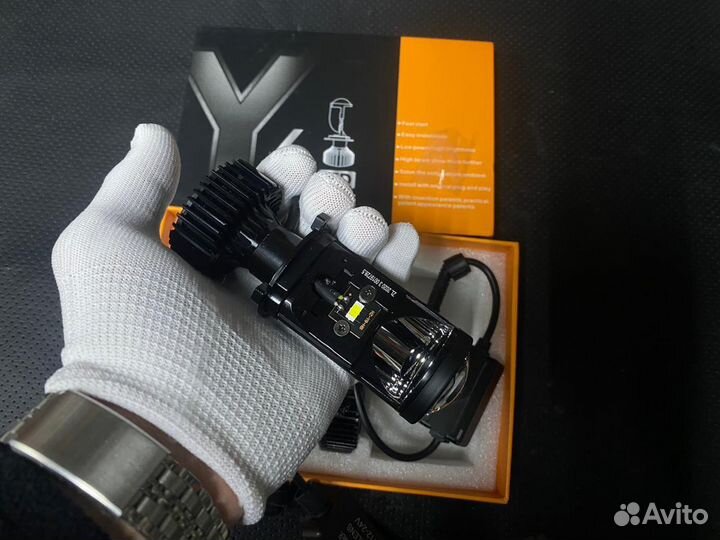 Светодиодные mini линзы h4