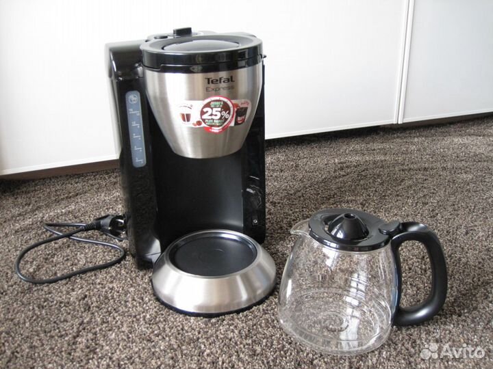 Кофеварка Tefal CM390811 (новая,не использовалась)