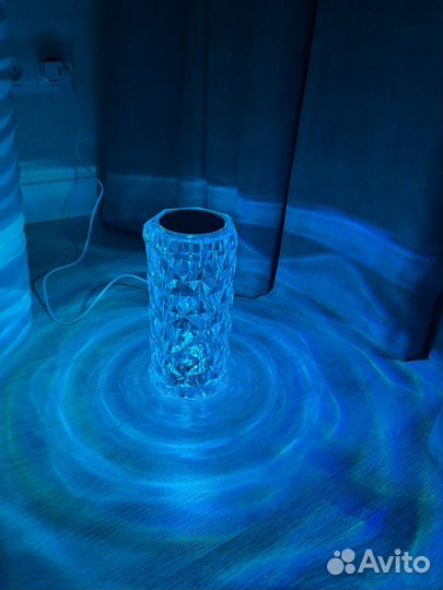 Стеклянный сенсорный светильник-ночник