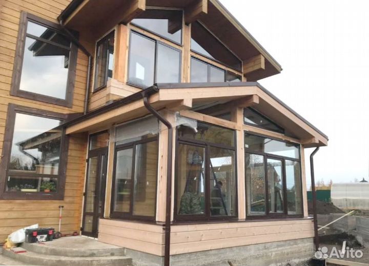 Остекление домов и коттеджей