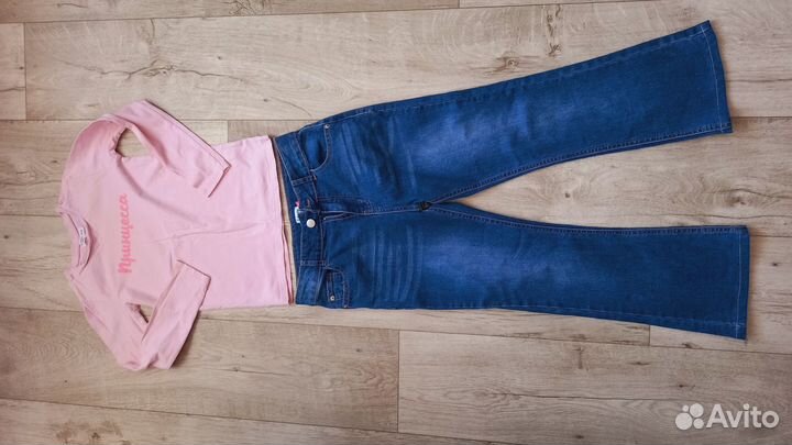 Вещи пакетом для девочки 134 140