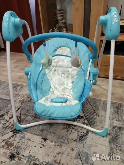 Электронные качели + шезлонг