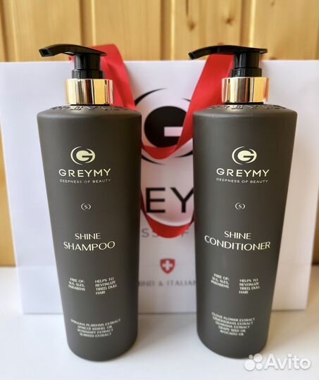 Greymy shine шампунь, кондиционер