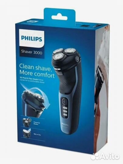 Электробритва philips shaver 3000