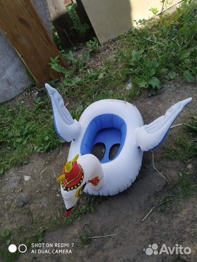 Надувной лебедь