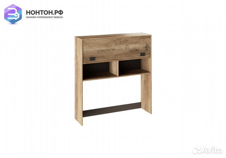 Шкаф настольный Пилигрим дуб каньон светлый / фон