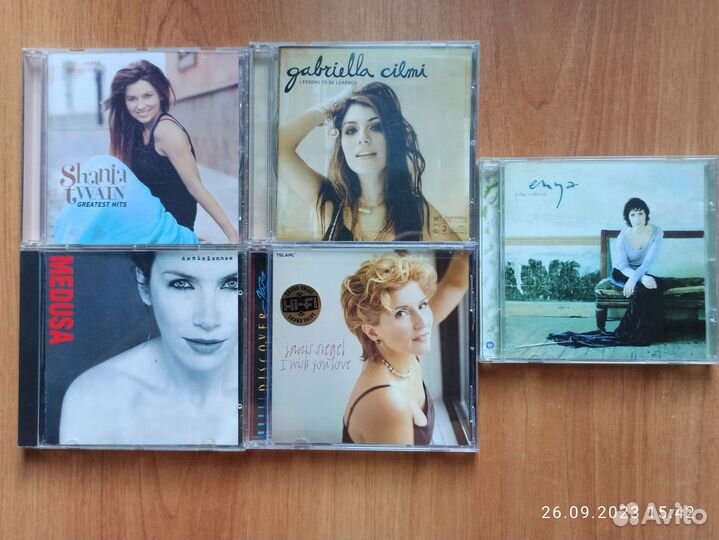 Cd диски фирменные (женский вокал)