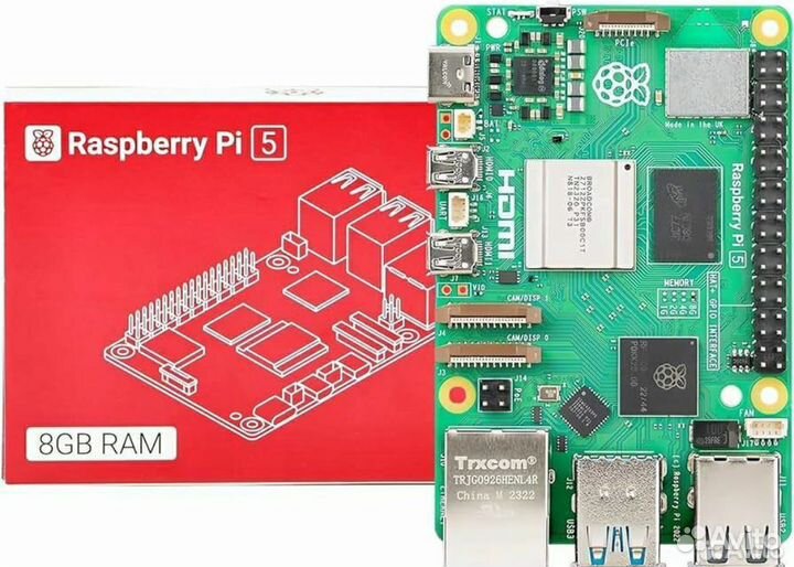 Raspberry pi 5 4Gb, 8Gb (+ бп и корпус)