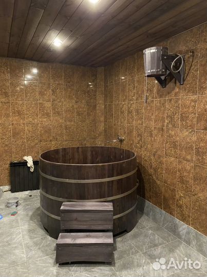 Сауна с бассейном