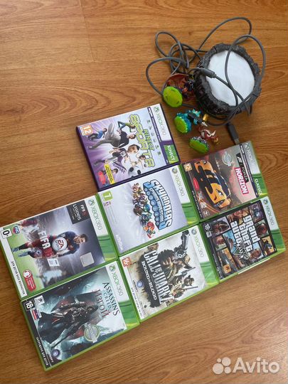 Xbox 360 + 7 игр