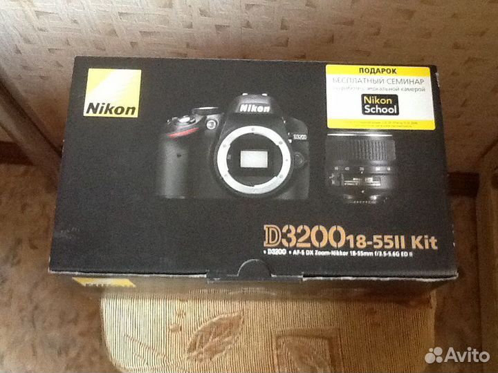 Зеркальный ф-т Nikon D3200 18-55mm 24 Мпикс