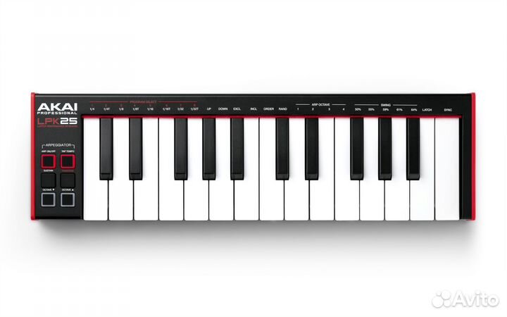Akai PRO LPK25MK2 миди клавиатура