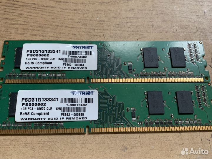 Оперативная память Patriot ddr3