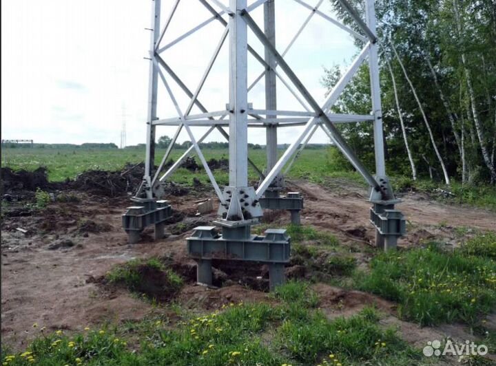 Фундаменты под опоры лэп