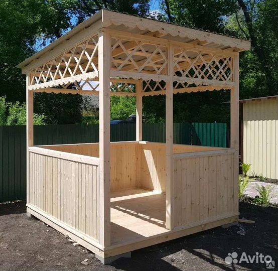 Строительство терраса веранда беседка дача