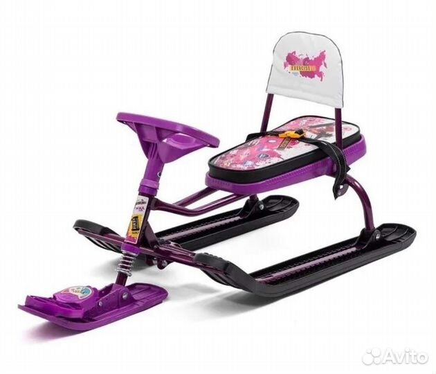 Снегокат Nika Тимка Спорт 4-1 со спинкой
