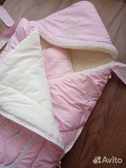 Конверт на выписку для девочки зима