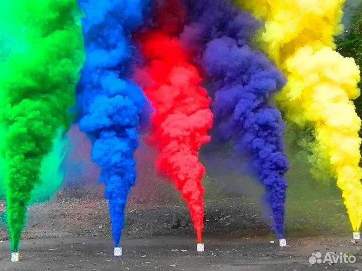 Цветной дым 60 секунд