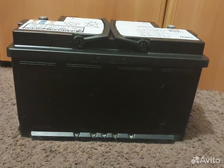 Bmw аккумулятор аккумулятор 80ah 800a 7555285