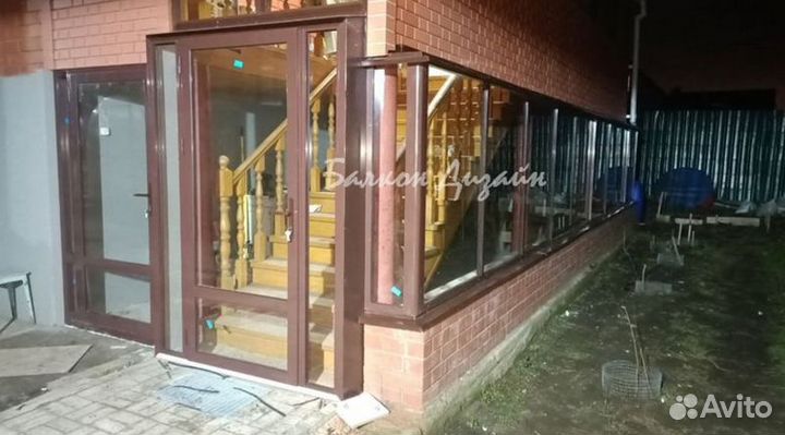 Входная группа, пвх, алюминий под ключ