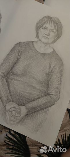 Академический рисунок А2 карандаш