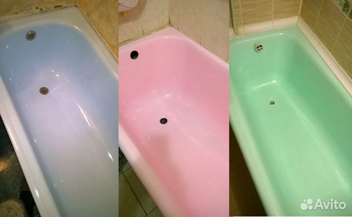 Реставрация ванн акрилом