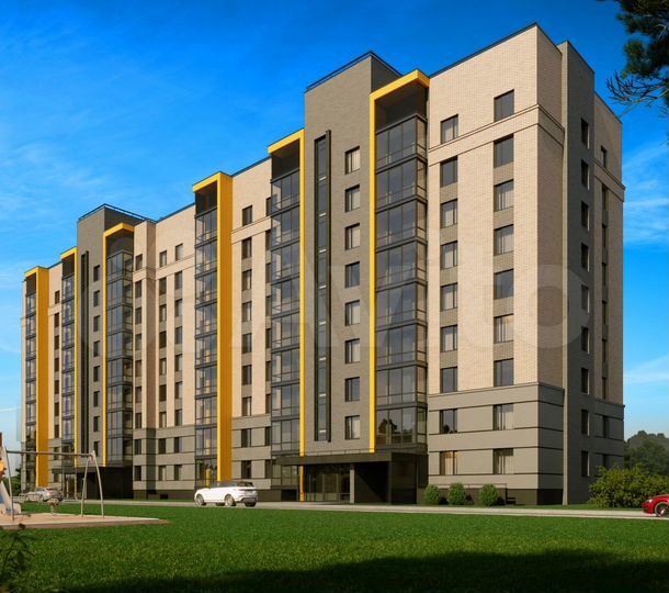 1-к. квартира, 46,4 м², 1/9 эт.