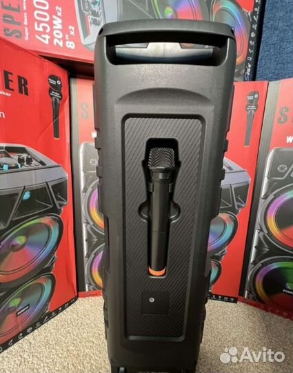 Блютуз колонка с радио