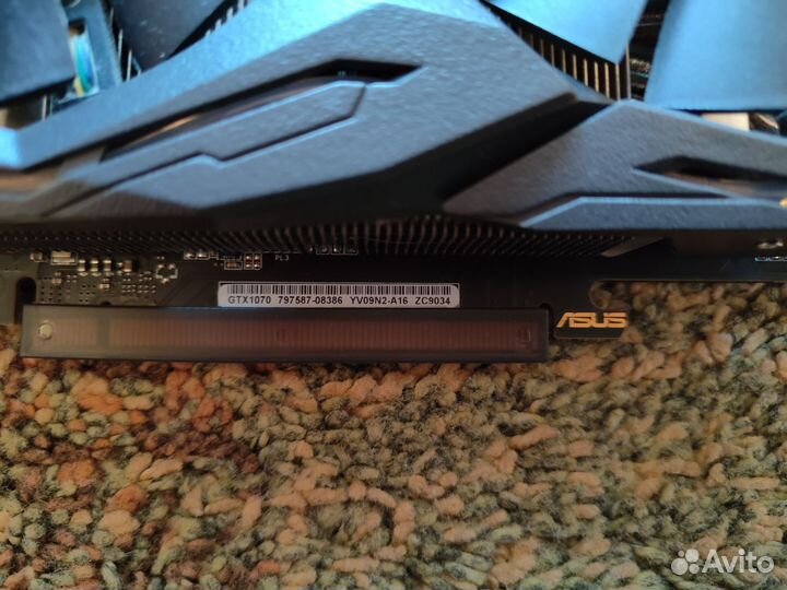 Видеокарта asus gtx 1070 8gb