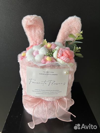 Букет на подарок с гирляндой