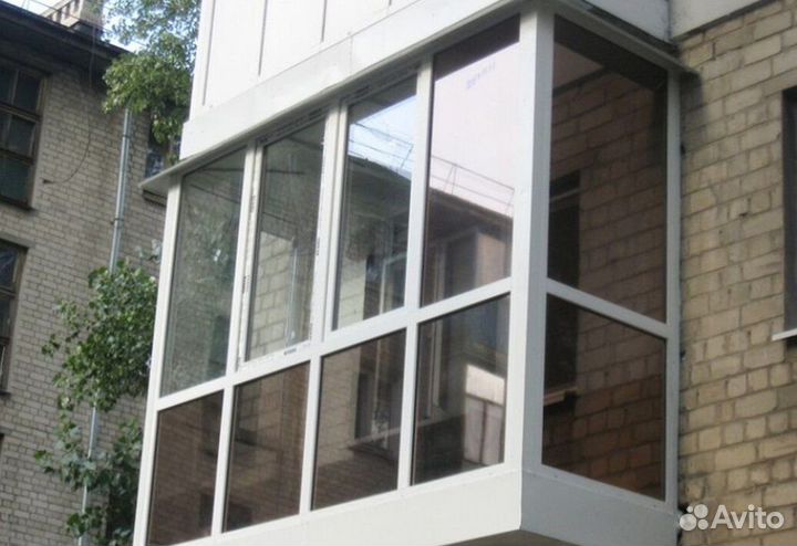 Остекление балконов и лоджий в рассрочку T1128