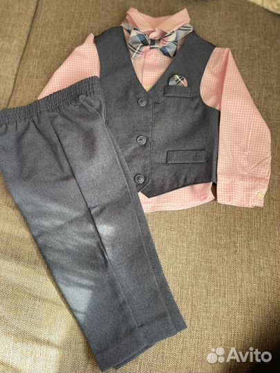 Костюм тройка на мальчика 80 86