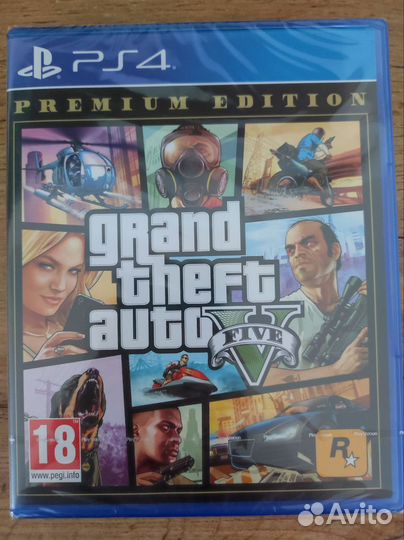 GTA 5 PS4 новая в упаковке