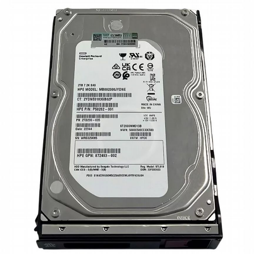 [834133-001] Жесткий Диск Hp 2tb Sas 3,5" Hdd 834133-001