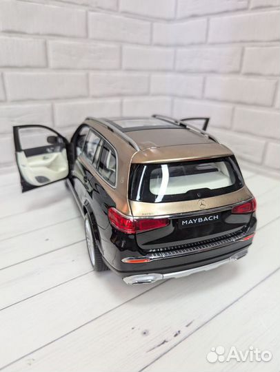 Mercedes Maybach GLS 600 Gold/Black 1:18 Дилерский