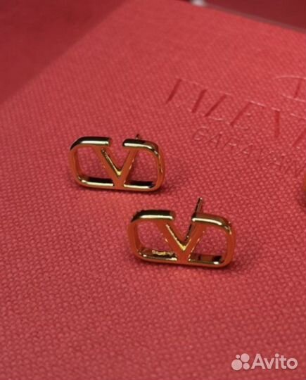 Комплект valentino серьги, браслет