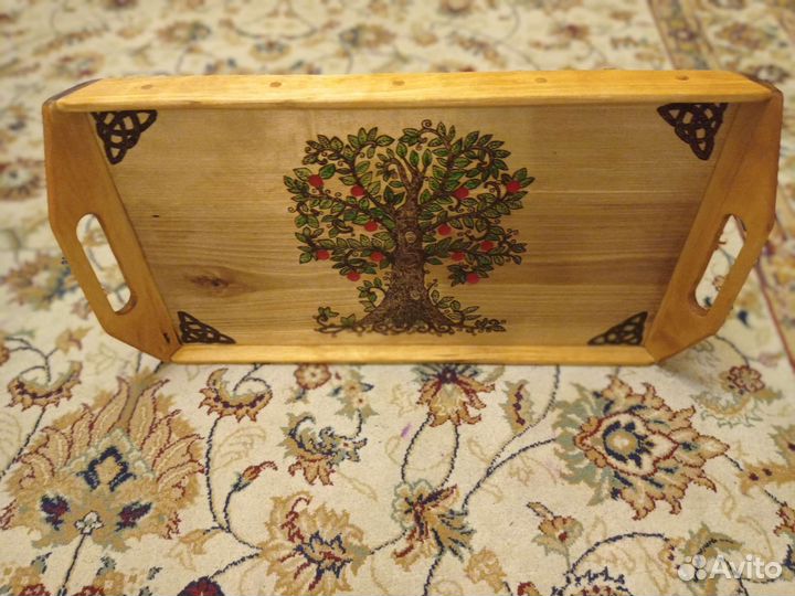 Поднос деревянный