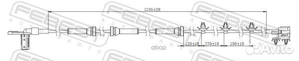 Датчик abs зад прав 02606008 Febest