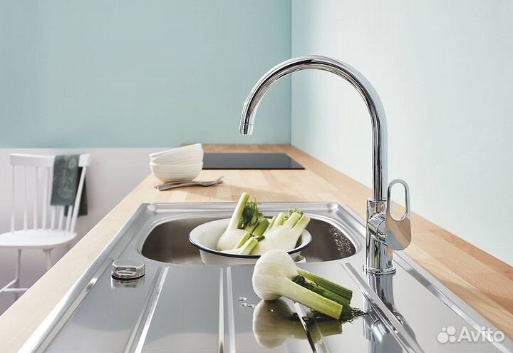 Смеситель для кухни Grohe 31230001 Хром